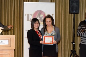 Jessica Young SAGE Foundation Scholarship Excellence Award Nominees with Senator Yonah Martin